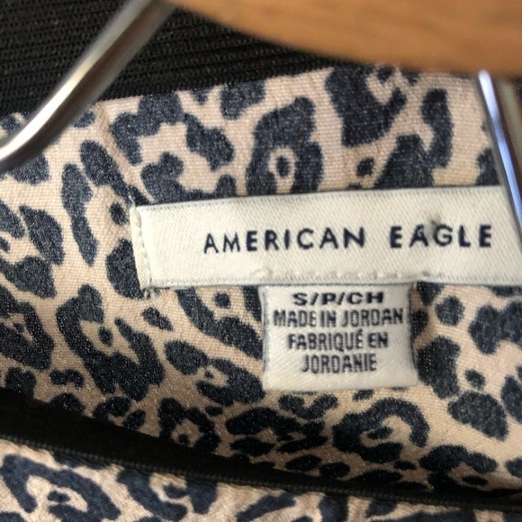 American Eagle Animal Leopard Print Midi Skirt S - Picture 5 of 7